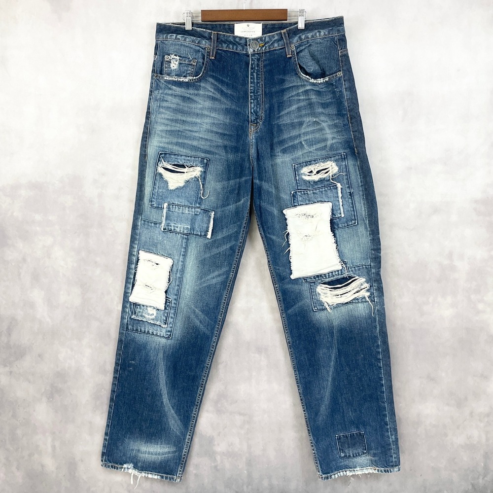 Willis And Walker Men Jeans 40 Temptation Distressed Grunge‎ Y2K Street Skater